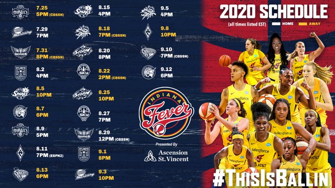 Indiana Fever Schedule